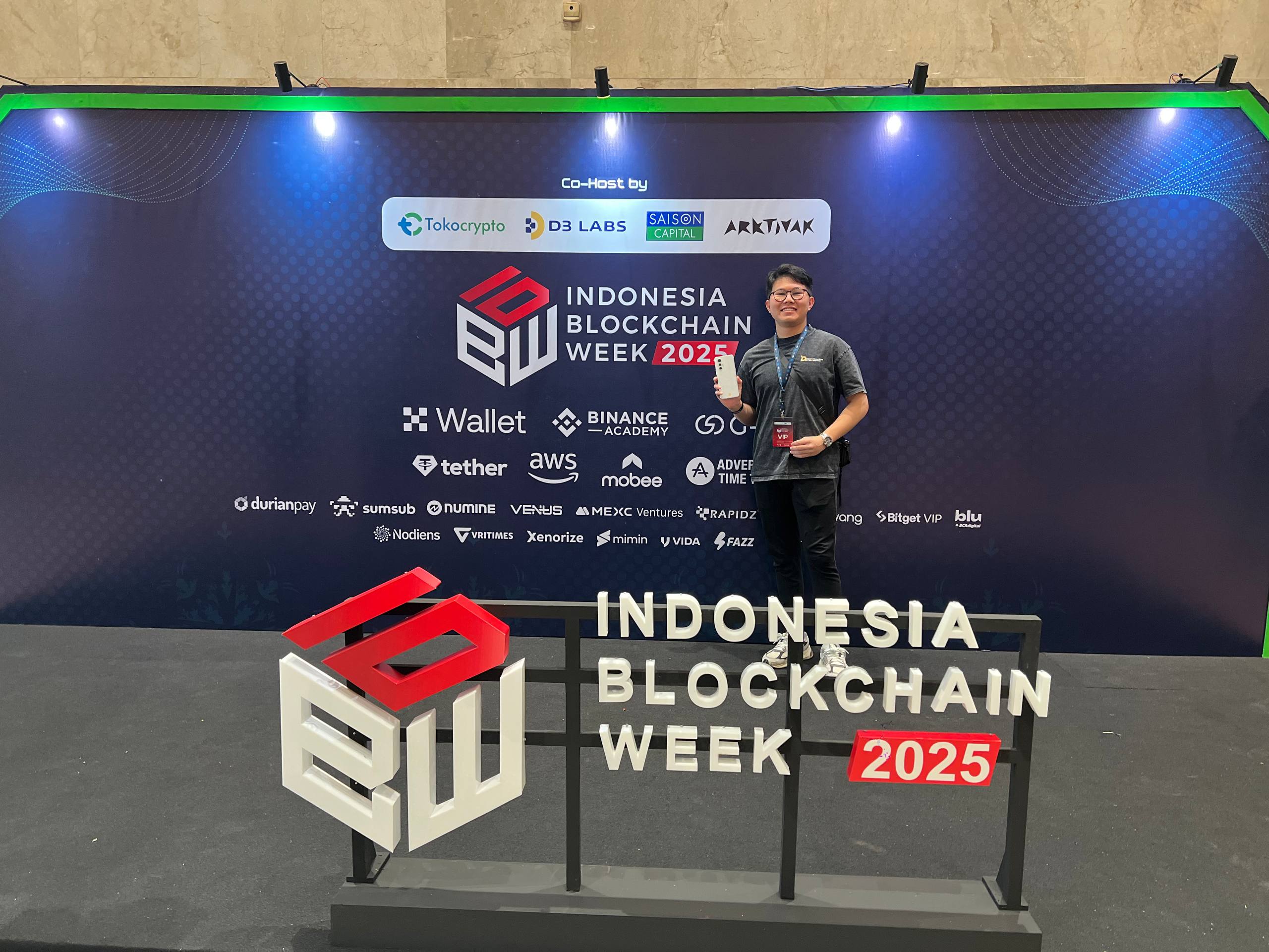 DI at Indonesia Blockchain Week 2025, scene 7.
